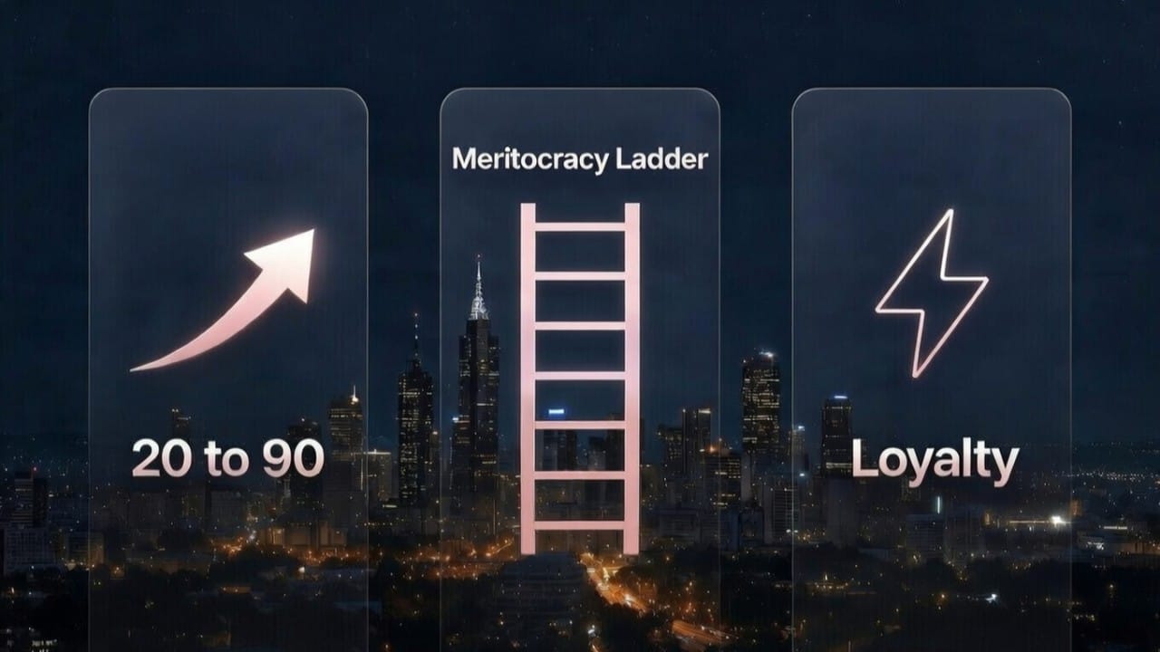 The Meritocracy Ladder - Brisbane Tech Growth